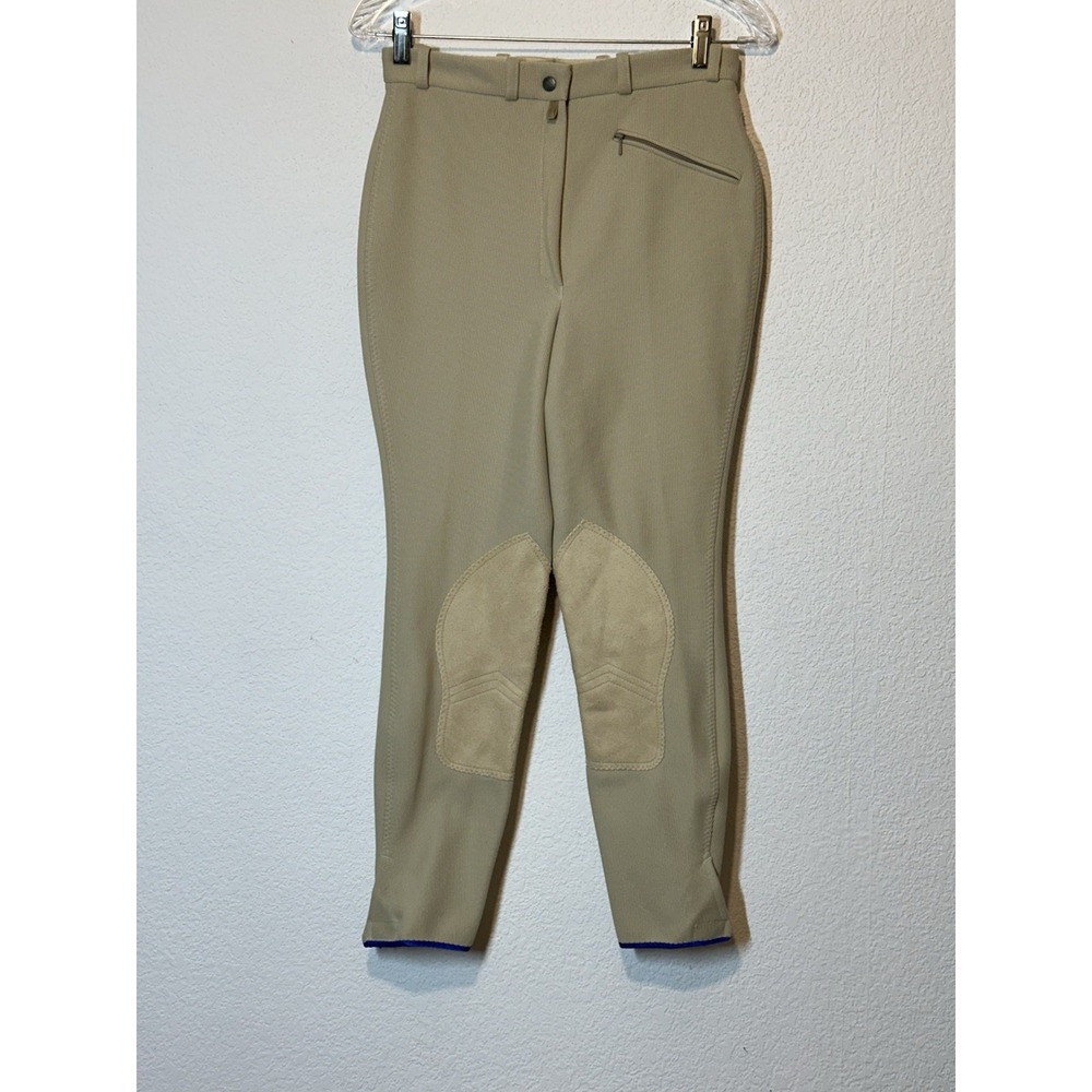 Brookfield "Coolsensor" Breeches Womens‎ Beige Khaki Ribbed Knit 27x25
